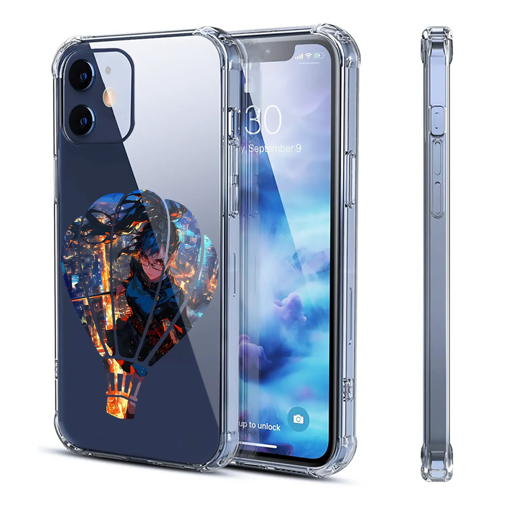 呪術廻戦 グッズ,禪院 真希 - IPhone 12シリーズ対応 ・ 透明スマホケース ・ クリアソフトケース ・ TPU素材 ・ 耐衝撃 ・ 高密着 ・ 防汚 防指紋 ・ 簡単着脱